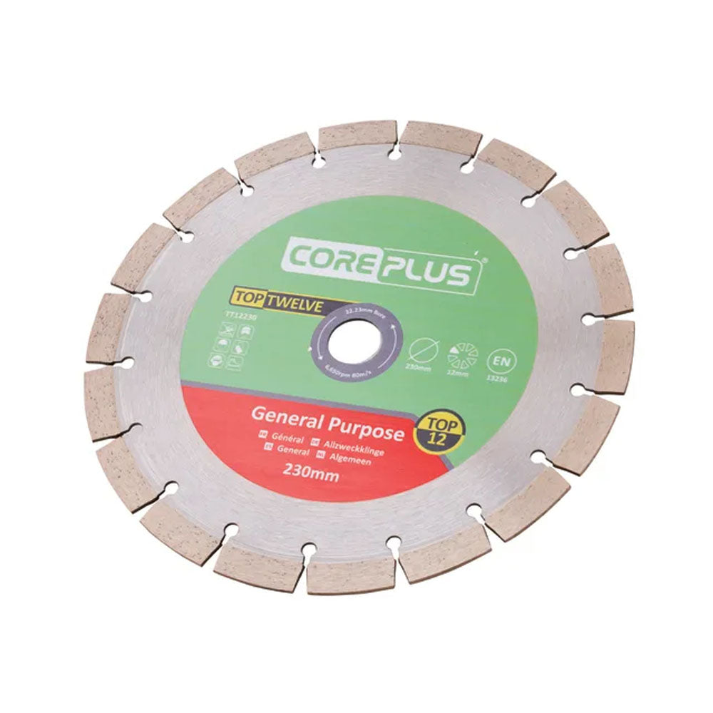 CorePlus 230mm Diamond Blade Twin Pack - XMS25DB230 Circular Saw Blades Toolbank Ltd (NMBS) CarlR DIY Expert DIY Oct25 Product Type_Circular Saw Blades Toolbank XMS25