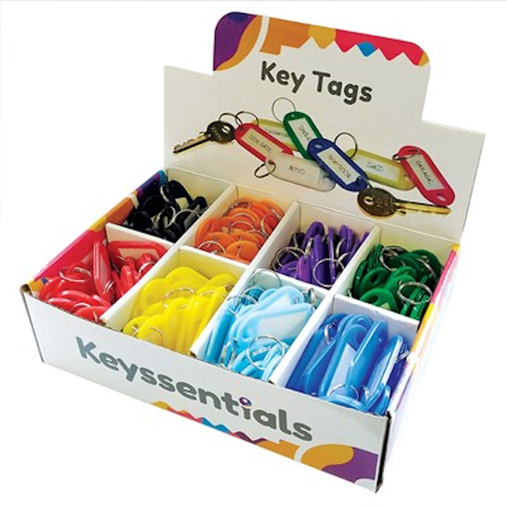 Keyssentials KRA306 - Coloured Key Caps with Label - Premium Key Tags / Caps / Fobs from Davenport-Burgess - Just $0.25! Shop now at W Hurst & Son (IW) Ltd