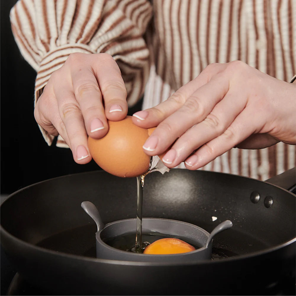 Culinare Silicone Egg Ring Grey - C240801 Egg Poachers DK Household Brands Ltd (AIS) Brand_Culinare CarlR Cooking cooking & baking Culinare Jul25 Kitchen Kitchen & Dining Kitchen Tools & Utensils Kitchenware Product Type_Egg Poachers