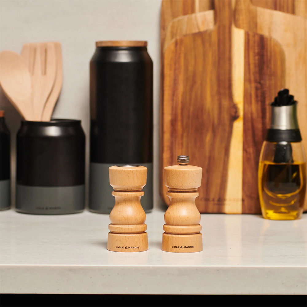 London Salt & Pepper Mill Set - Natural Wood - H243172 Salt / Pepper DK Household Brands Ltd (AIS) Brand_Cole & Mason CarlR Cole & Mason Collections_Food Preparation Food Preparation Kitchen Kitchen & Dining Kitchenware Oct25 Product Type_Salt / Pepper