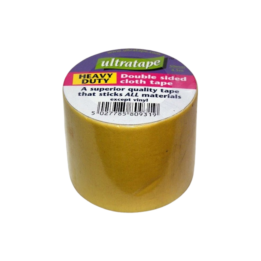 Rhino RT0146-50X4.5 Heavy Duty Clear Double-Sided PP Tape (50mm x 4.5m, Single Roll) Double Sided Tape Bruce Douglas Marketing Ltd CarlR Collections_Tapes / Adhesives MAR25 Product Type_Double Sided Tape Product Type_Tape Measures Tape Tapes & Adhesives