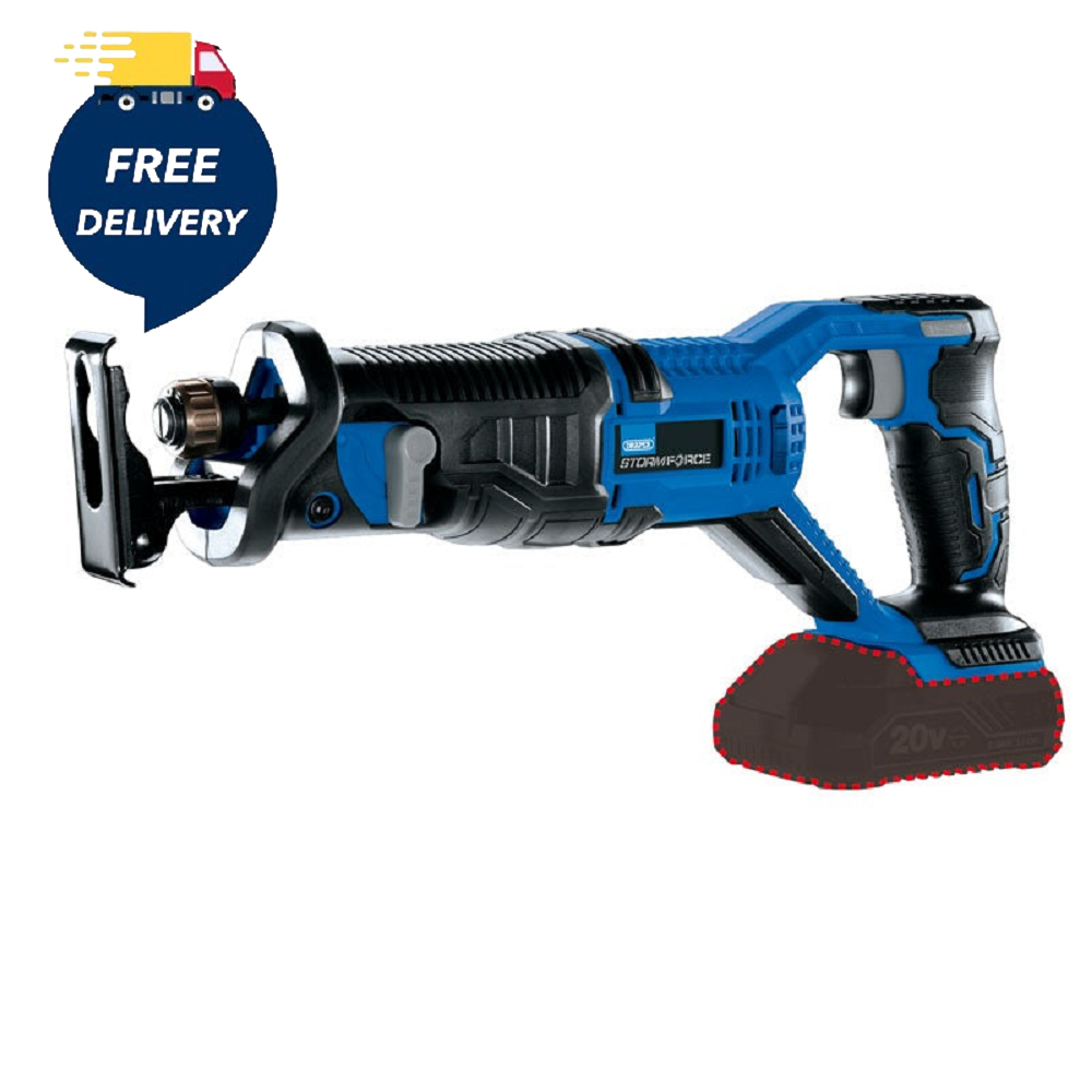 Draper 89459 Storm Force 20V Reciprocating Saw - Bare Unit - Premium Power Saws from Draper - Just $56! Shop now at W Hurst & Son (IW) Ltd