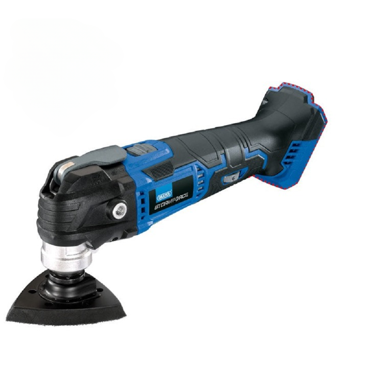 Draper 89482 Storm Force 20V Oscillating Multi-Tool - Bare Unit Power Multi-Tools Draper Brand_Draper Brand_Storm Force Collections_Multi-Tools Draper Draper tools free delivery Google Product Multi-Tools Power Tools Prepare It Product Type_Multi-Tools Product Type_Power Multi-Tools