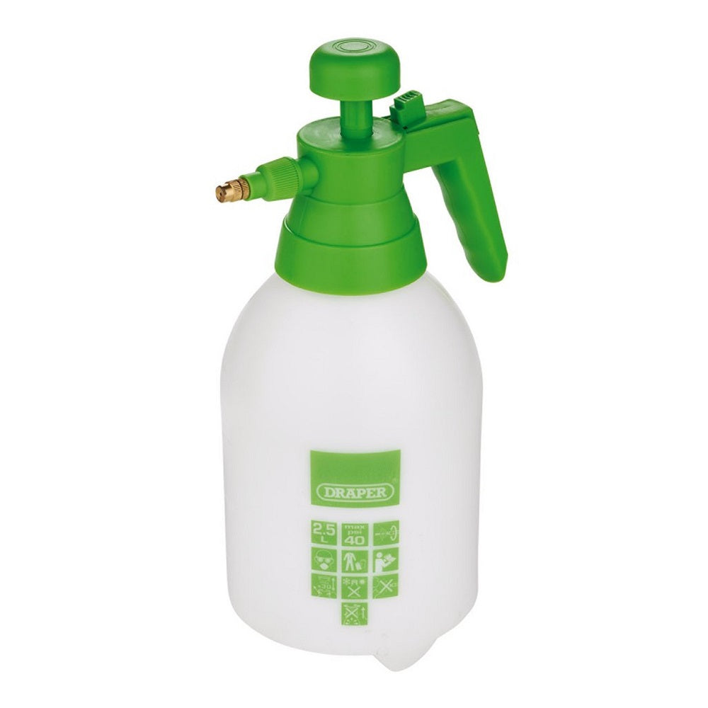 Draper 82467 Handheld Pump Action Pressure Sprayer, 2.5L Pressure Sprayers Draper Tools Ltd (NMBS) Brand_Draper Collections_Pressure Sprayers Dec24 Draper Pressure Sprayer Pressure Sprayers Product Type_Pressure Sprayers RobC Sprayer