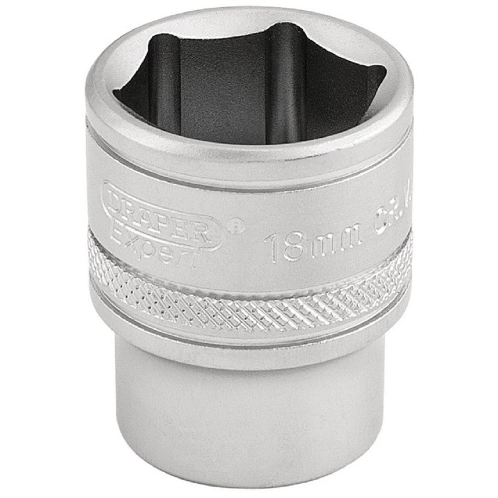 DRAPER 16544 Expert Socket 3/8" Drive 18mm