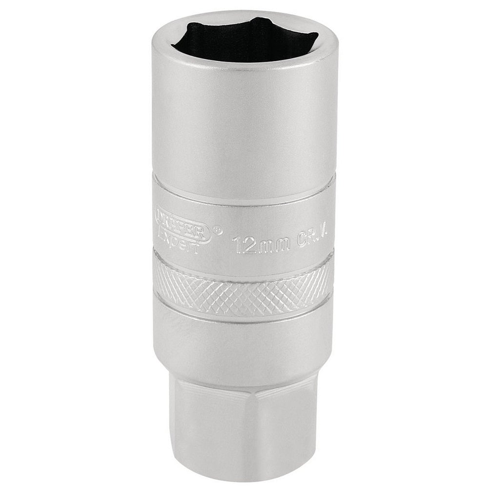 DRAPER 16776 Expert Spark Plug Socket 3/8in Drive 12mm 3/8" drive Sockets Draper Tools Ltd (NMBS) Brand_Draper Collections_Sockets Collections_Sockets and Spanners Dec24 Draper Draper Expert Draper Redline Draper tools Product Type_1/2" drive Sockets Product Type_1/4" drive Sockets Product Type_3/8" drive Sockets RobC Single Socket Socket Sockets Sockets & Spanners Sockets and Spanners Spanners & Sockets