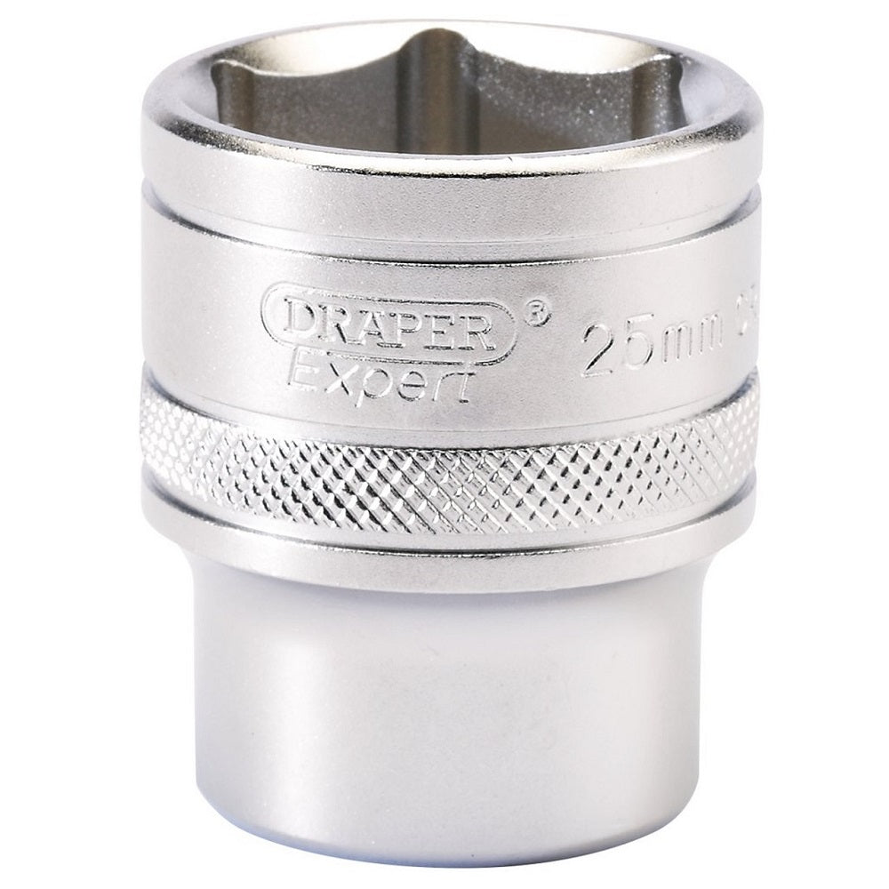 DRAPER 16616 Expert Socket 1/2in Drive 25mm 1/2" drive Sockets Draper Tools Ltd (NMBS) Brand_Draper Collections_Sockets Collections_Sockets and Spanners Dec24 Draper Draper Expert Draper Redline Draper tools Product Type_1/2" drive Sockets Product Type_1/4" drive Sockets Product Type_3/8" drive Sockets RobC Single Socket Socket Sockets Sockets & Spanners Sockets and Spanners Spanners & Sockets