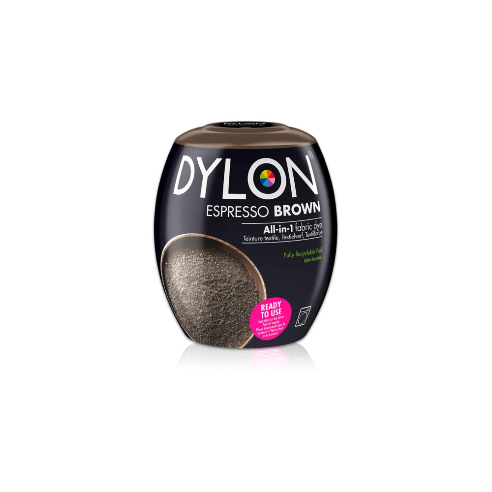 Dylon Machine Dye Pod - Espresso Brown 350g Cleaning Robinson Young Ltd Brand_Dylon CarlR Cleaning Cleaning Consumables Cleaning Equipment Collections_Cleaning Consumables Collections_Cleaning Equipment Dylon Nov24 Washing Machine