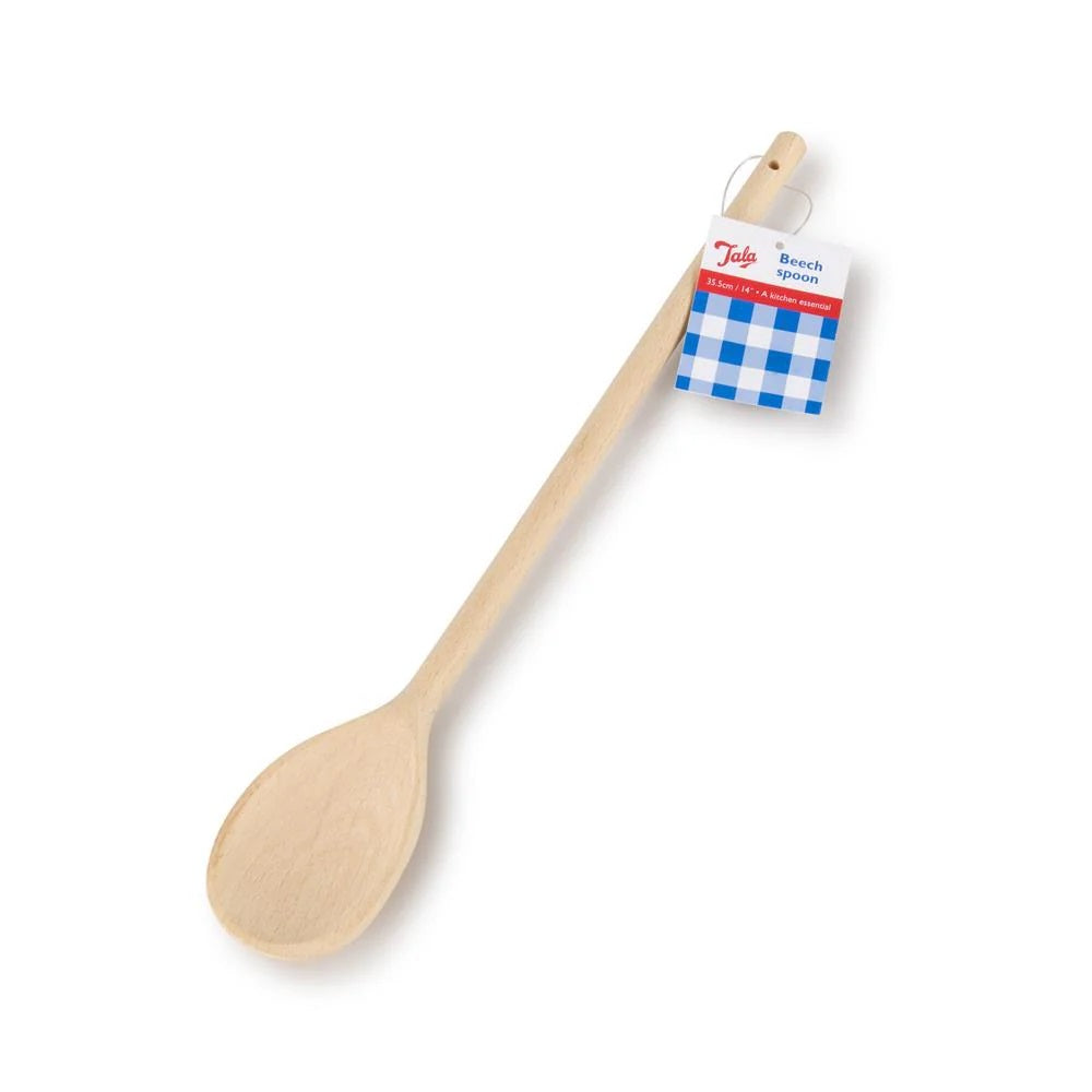 TALA 10A30140 Wooden Spoon - 35.5cm Ladles & Spoons Dayes Ltd (AIS) Brand_Tala Collections_Ladles / Spoons Dec24 Ladles & Spoons Product Type_Ladles & Spoons Product Type_Measuring Cups & Spoons Product Type_Spoon Rests RobC Spoon Tala