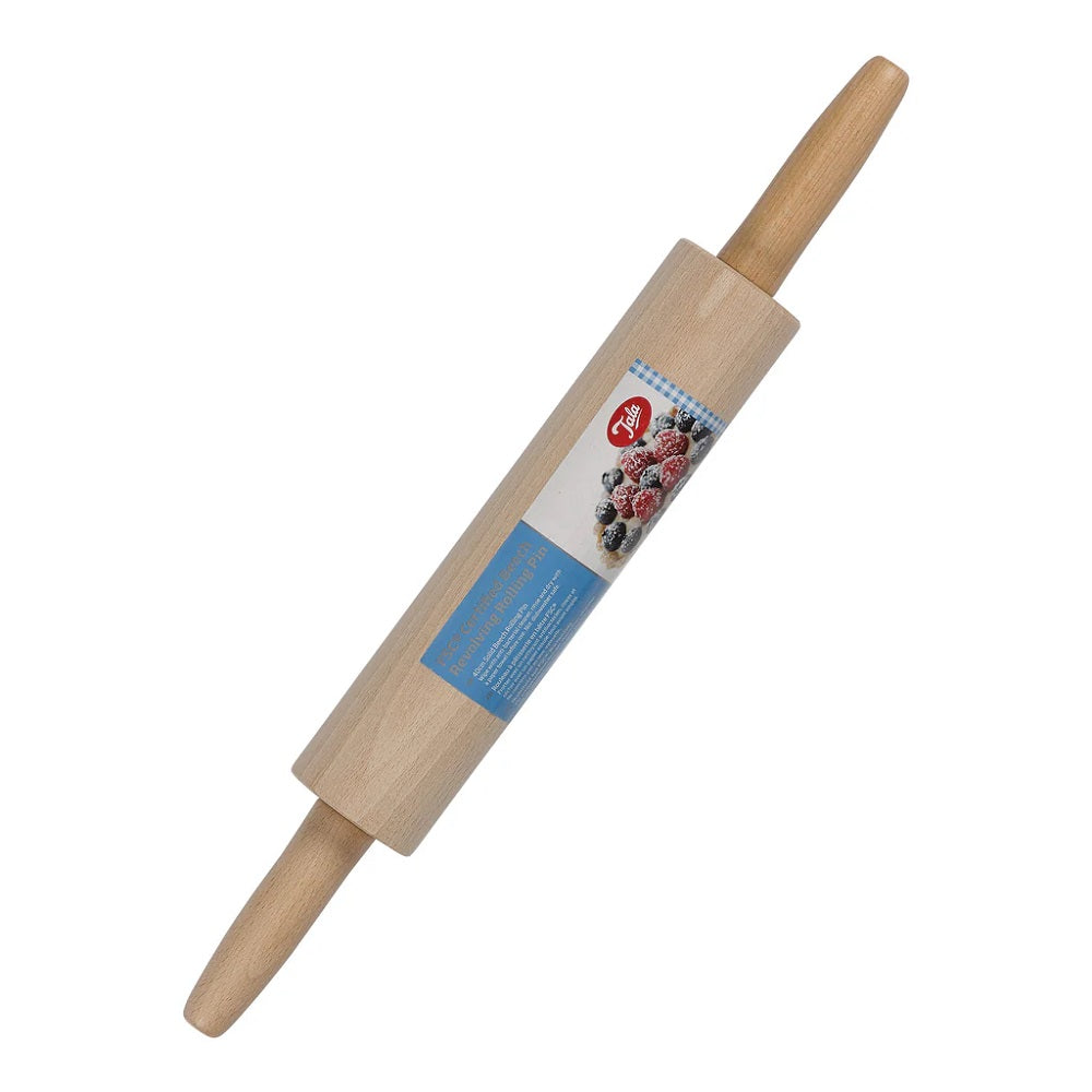 TALA 10A30090 Wooden Revolving Rolling Pin Rolling Pins Dayes Ltd (AIS) Brand_Tala Dec24 Kitchen Kitchen Equipment Kitchen Essential kitchen essentials Product Type_Rolling Pins RobC Tala