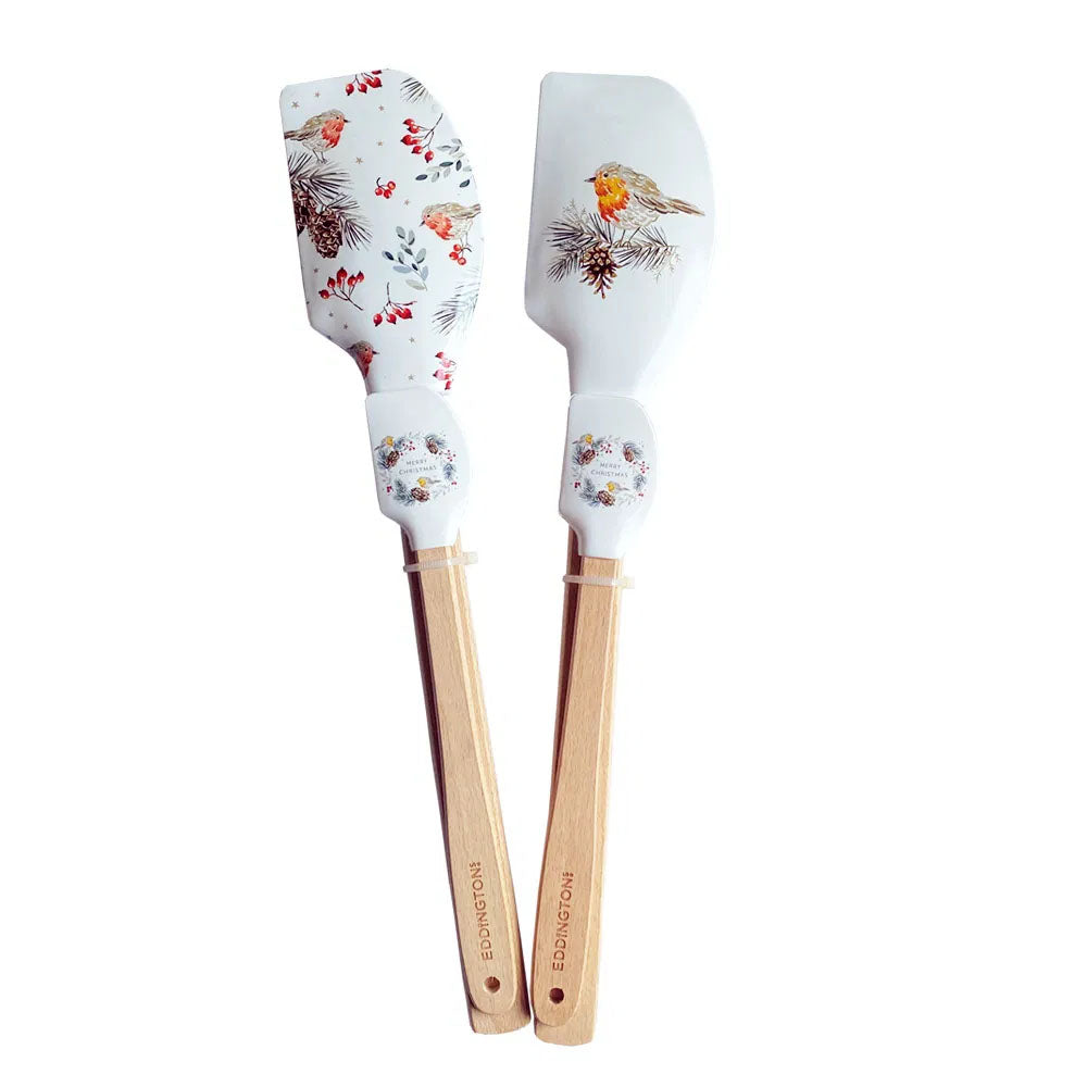 Christmas Baking Spatula Set 2 – Robins - 84043 Spatulas & Turners Eddingtons Ltd (AIS) All Things Christmas Brand_Eddingtons CarlR Christmas Christmas Baking Christmas Cooking Christmas Products Collections_All Things Christmas Collections_Spatulas and Turners Eddingtons Oct25 Product Type_Spatulas & Turners Spatulas & Turners Xmas