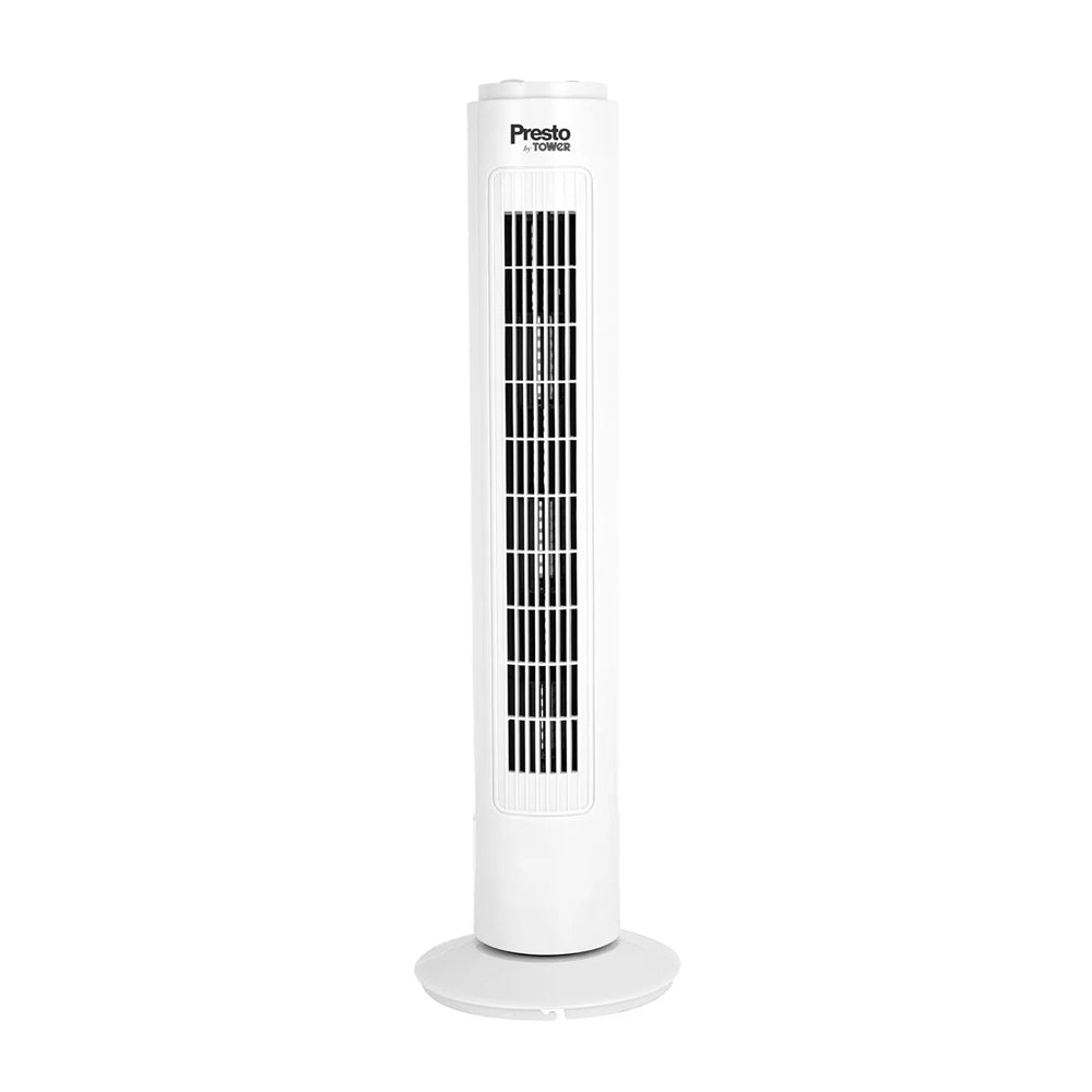 Tower Fan 29in White 3 Speed Oscillating - PT627000 Tower Fans R K Wholesale Ltd (AIS) Brand_Tower CarlR Collections_Fans / Air Cooling Fans Fans & Air Cooling Heating / Cooling Jul25 Product Type_Pedestal Fans Product Type_Tower Fans Tower