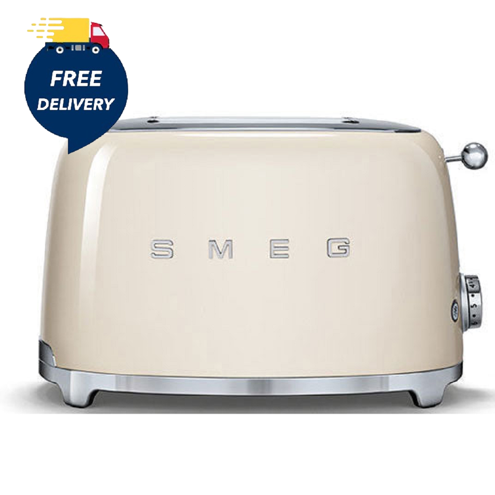 Smeg 2 Slice Toaster - Cream - Premium Toasters from Smeg - Just $145.99! Shop now at W Hurst & Son (IW) Ltd