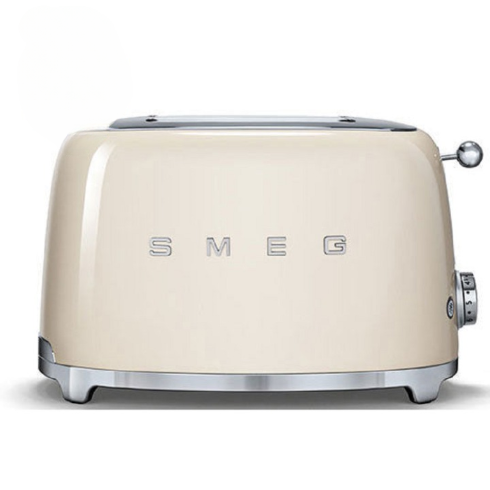 Smeg 2 Slice Toaster - Cream Toasters Smeg Brand_Smeg Collections_Toasters free delivery Google Product Product Type_2 Slice Toasters Smeg Toasters