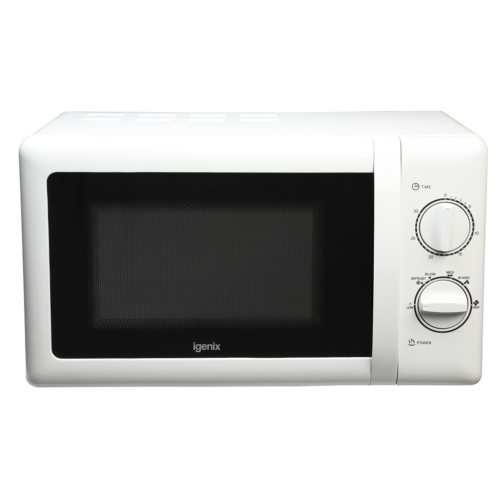 Igenix IG2071 Manual Microwave Oven White 20Ltr 700w Microwaves Igenix Brand_Igenix Collections_Cooking Appliances Cooking Appliances Domestic Appliances Energy Energy Save free delivery Google Product Igenix Microwave & Mini Ovens Product Type_Microwaves Save me money Save on Cooking