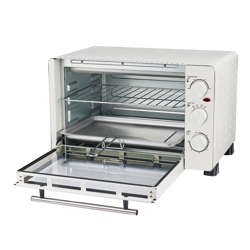 Compacte 12L Mini Oven Retro Lichtgewicht / 800W /100-220°C / 60 Minuten Timer & Automatische Uitschakeling/Koken Grill, Bakken, Toasten,Rood,12L Compacte 12L Mini Oven Retro Lichtgewicht / 800W /100-220°C / 60 Minuten Timer & Automatische Uitschakeling/Koken Grill, Bakken, Toasten,Rood,12L