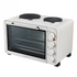 Igenix IG7130 Mini Oven 30 Litre White with Double Hotplates Ovens Igenix Brand_Igenix Collections_Cooking Appliances Cooking Appliances Energy Energy Save free delivery Google Product Igenix Microwave & Mini Ovens Pik-A-Pak Product Type_Hobs - Double Product Type_Ovens Save me money Save on Cooking