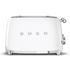 Smeg 4 Slice Steel Toaster - White - Premium 4 Slice Toasters from Smeg - Just $194.99! Shop now at W Hurst & Son (IW) Ltd