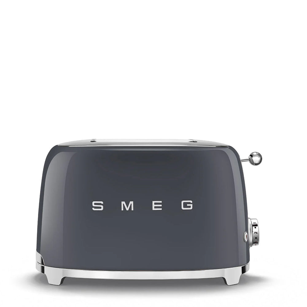 Smeg Toaster 2 Slice - Grey - TSF01GRUK 2 Slice Toasters R K Wholesale Ltd (AIS) aug25 Brand_Smeg CarlR Collections_Toasters Kitchen Kitchen & Dining Kitchen Appliances Product Type_2 Slice Toasters Smeg Toaster Toaster2 slice Toasters