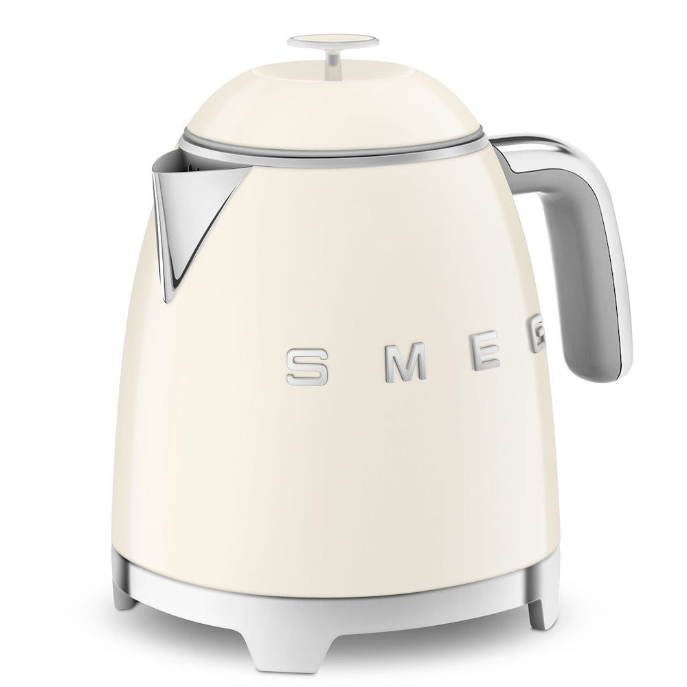 Smeg KLF05CRUK Mini Jug Kettle 0.8Ltr Cream Domestic Appliance R K Wholesale Ltd (AIS) Brand_Smeg CarlR Coffee Teapots & Hob Kettles Collections_Kettles Electric Kettles free delivery Kettle Kettles Kitchen Appliances Nov24 Product Type_Kettles Smeg