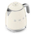 Smeg KLF05CRUK Mini Jug Kettle 0.8Ltr Cream Domestic Appliance R K Wholesale Ltd (AIS) Brand_Smeg CarlR Coffee Teapots & Hob Kettles Collections_Kettles Electric Kettles free delivery Kettle Kettles Kitchen Appliances Nov24 Product Type_Kettles Smeg