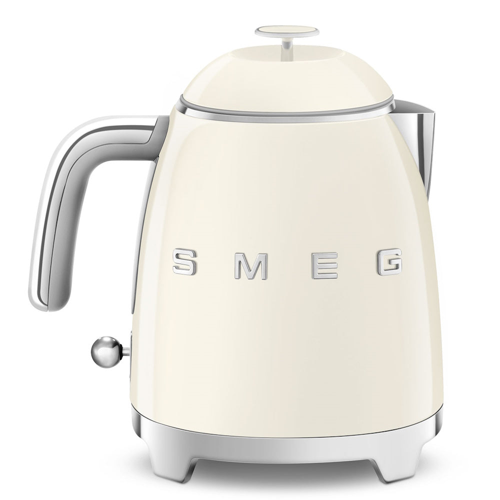 Smeg KLF05CRUK Mini Jug Kettle 0.8Ltr Cream Domestic Appliance R K Wholesale Ltd (AIS) Brand_Smeg CarlR Coffee Teapots & Hob Kettles Collections_Kettles Electric Kettles free delivery Kettle Kettles Kitchen Appliances Nov24 Product Type_Kettles Smeg