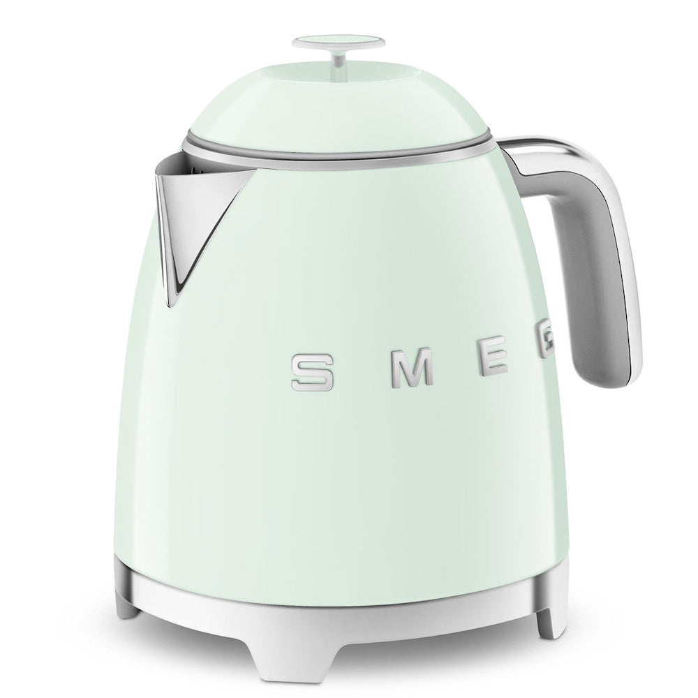 Smeg KLF05PGUK Mini Jug Kettle 0.8Ltr Pastel Green Electric Kettles R K Wholesale Ltd (AIS) Brand_Smeg CarlR Collections_Kettles Electric Kettles free delivery Kettle Kettles Kitchen Appliances Nov24 Product Type_Kettles Smeg TEA