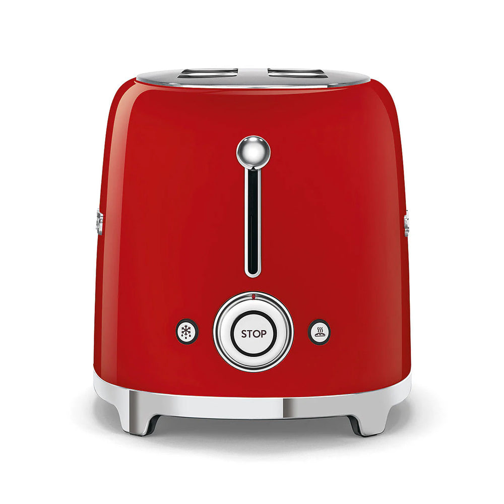 Smeg Toaster 2 Slice - Red - TSF01RDUK 2 Slice Toasters R K Wholesale Ltd (AIS) aug25 Brand_Smeg CarlR Collections_Toasters Kitchen Kitchen Appliances Kitchenware Product Type_2 Slice Toasters Smeg Toaster Toaster2 slice Toasters
