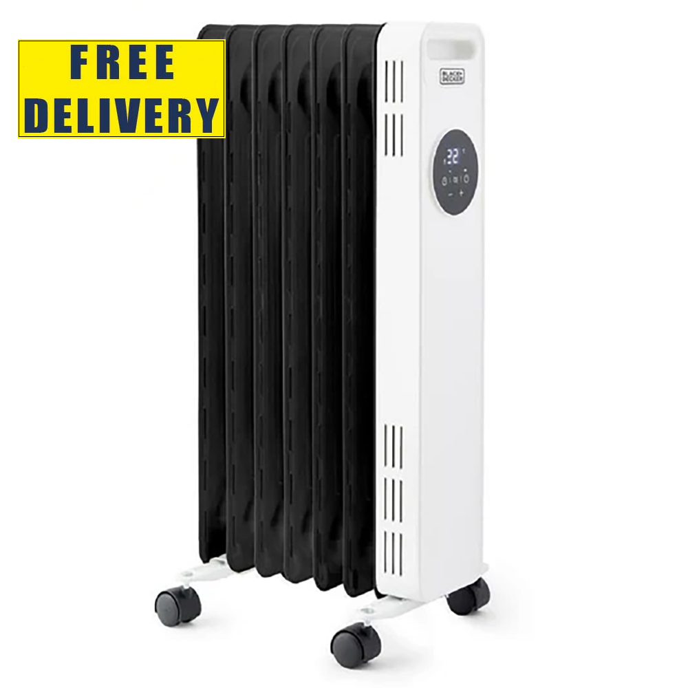 Black & Decker BXRA43011GB Digital Oil Filled Radiator 1.5kw