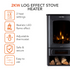 Warmlite WL46037 Ambleside Log Effect Stove Fire 2kw