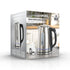 Daewoo SDA2544 Edinburgh Rapid Boil Jug Kettle 1.7Ltr 3kW S/Steel Electric Kettles Daewoo Aug23 Brand_Daewoo Collections_Kettles Daewoo Domestic Appliances Electric Kettles Electrical Eurosonic Google Product Kettle Kettles Mark.Williams Product Type_Kettles