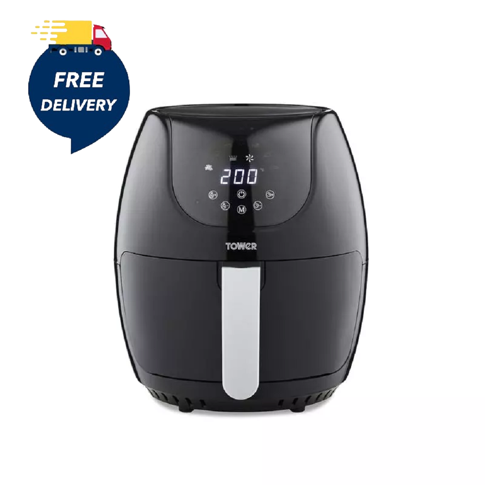 Tower T17067 Vortx Digital Air Fryer 4 Ltr Black - Premium Air Fryers from Tower - Just $89.99! Shop now at W Hurst & Son (IW) Ltd