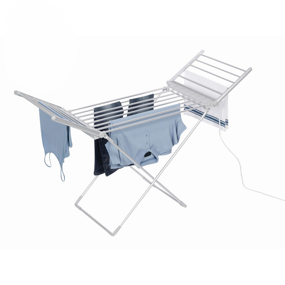 Daewoo HEA1177 Foldable Heated Airer with Wings 230W Airers Daewoo Airer Airers Aug23 Brand_Daewoo Collections_Laundry Daewoo free delivery Google Product heated airers Home Housewares Large Item Laundry Mark.Williams Product Type_Airers