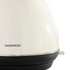 Daewoo SDA1576GE Kensington Pyramid Kettle Cream 1.7Ltr Electric Kettles Eurosonic Group Limited Brand_Daewoo Collections_Kettles Daewoo Domestic Appliances Electric Kettles Electrical Eurosonic Google Product Jul24 Kettle Kettles Product Type_Kettles RobC