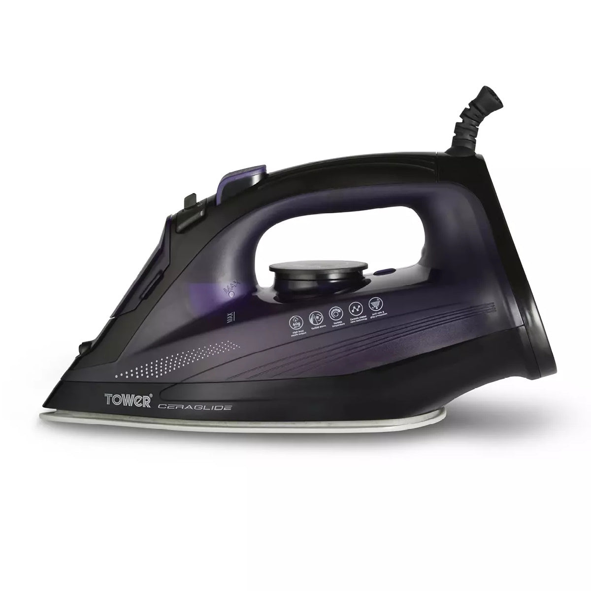 Tower T22011 Ultraspeed Steam Iron 2600w - Purple - Premium Steam Irons from Tower - Just $24.95! Shop now at W Hurst & Son (IW) Ltd