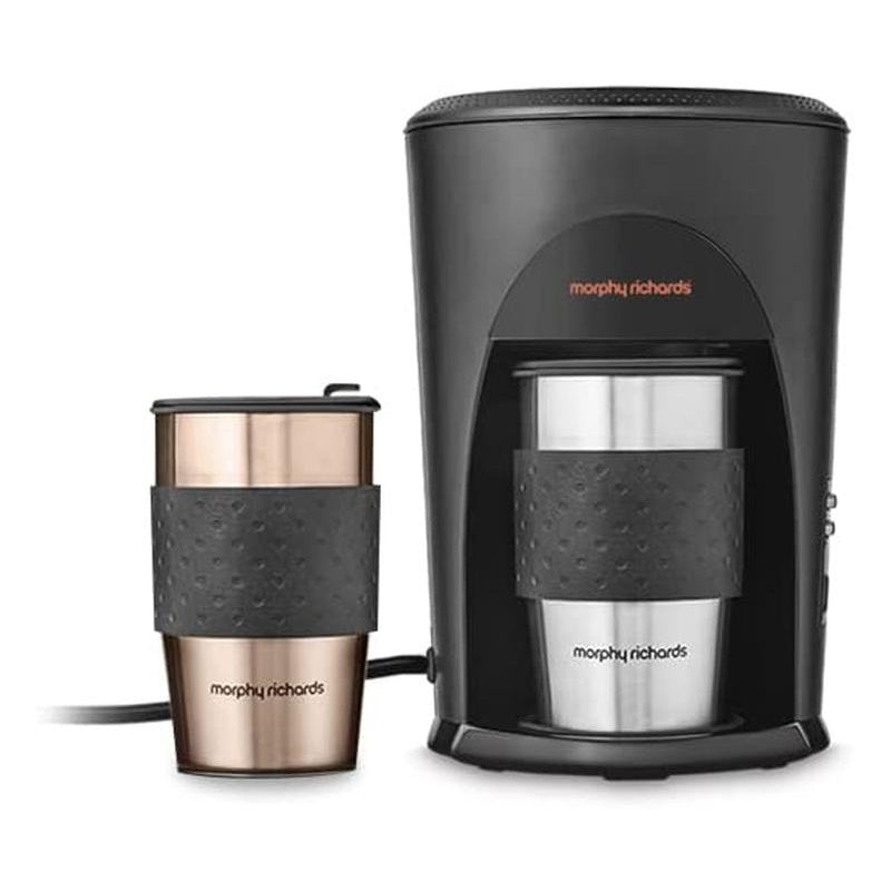 Morphy Richards 162743 Coffee On The Go 2 Mug Filter Coffee Machine Black - Premium Coffee Machines from Morphy Richards - Just $26.95! Shop now at W Hurst & Son (IW) Ltd