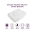 Carmen C81193 Double Heated Under Blanket with Overheat Protection, 70W, White - Premium Underblankets - Double from Carmen - Just $20.99! Shop now at W Hurst & Son (IW) Ltd