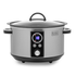 Black & Decker BXSC16045GB Digital Slow Cooker Stainless Steel 6.5 Ltr