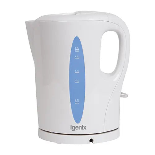 Igenix IG7270 Jug Kettle 1.7Ltr 2.2kW White - Premium Electric Kettles from Igenix - Just $12.95! Shop now at W Hurst & Son (IW) Ltd