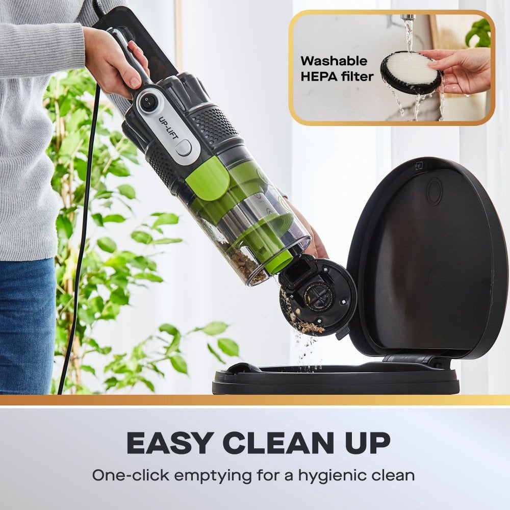 Daewoo Upright Vacuum 600W Corded - FLR00131 Upright Vacuums Eurosonic Group Limited (AIS) Brand_Daewoo CarlR Collections_Vacuums / Floor Cleaners Daewoo Nov25 Product Type_Upright Vacuums Vacuums Vacuums & Floor Cleaners