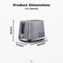 Tower T20082GRY Solitaire Toaster 2 Slice - Grey 2 Slice Toasters Tower Brand_Tower Collections_Toasters Dec23 Domestic Appliances Electrical Google Product Mark.Williams Product Type_2 Slice Toasters RKW Toaster Toasters Tower