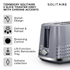 Tower T20082GRY Solitaire Toaster 2 Slice - Grey 2 Slice Toasters Tower Brand_Tower Collections_Toasters Dec23 Domestic Appliances Electrical Google Product Mark.Williams Product Type_2 Slice Toasters RKW Toaster Toasters Tower