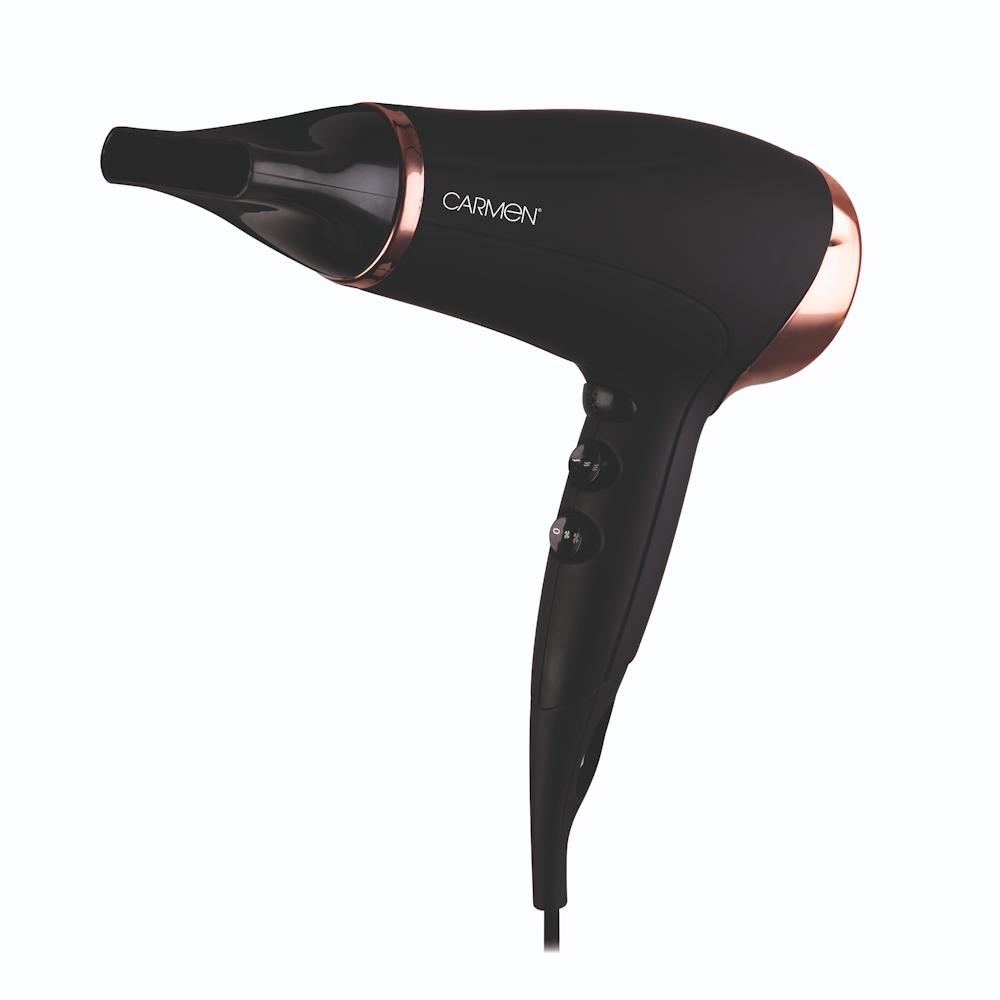 Carmen  C80022COP  Noir 2200W Hair Dryer Black
