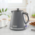 Daewoo SDA2625GE Stirling 1.7L 3kw Pyramid Kettle Grey Electric Kettles Eurosonic Group Limited (AIS) Brand_Daewoo Coffee Teapots & Hob Kettles Collections_Coffee Teapots and Hob Kettles Collections_Kettles Daewoo Electric Kettles Jan25 Kettle Kettles Product Type_Hob Kettles Product Type_Kettles RobC