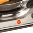 Daewoo SDA1676 Double Hotplate Stainless Steel Hobs - Single Euronics Brand_Daewoo Collections_Cooking Appliances Cooking Appliances Daewoo Domestic Appliances Electrical Google Product Jul24 Product Type_Hobs - Double RobC