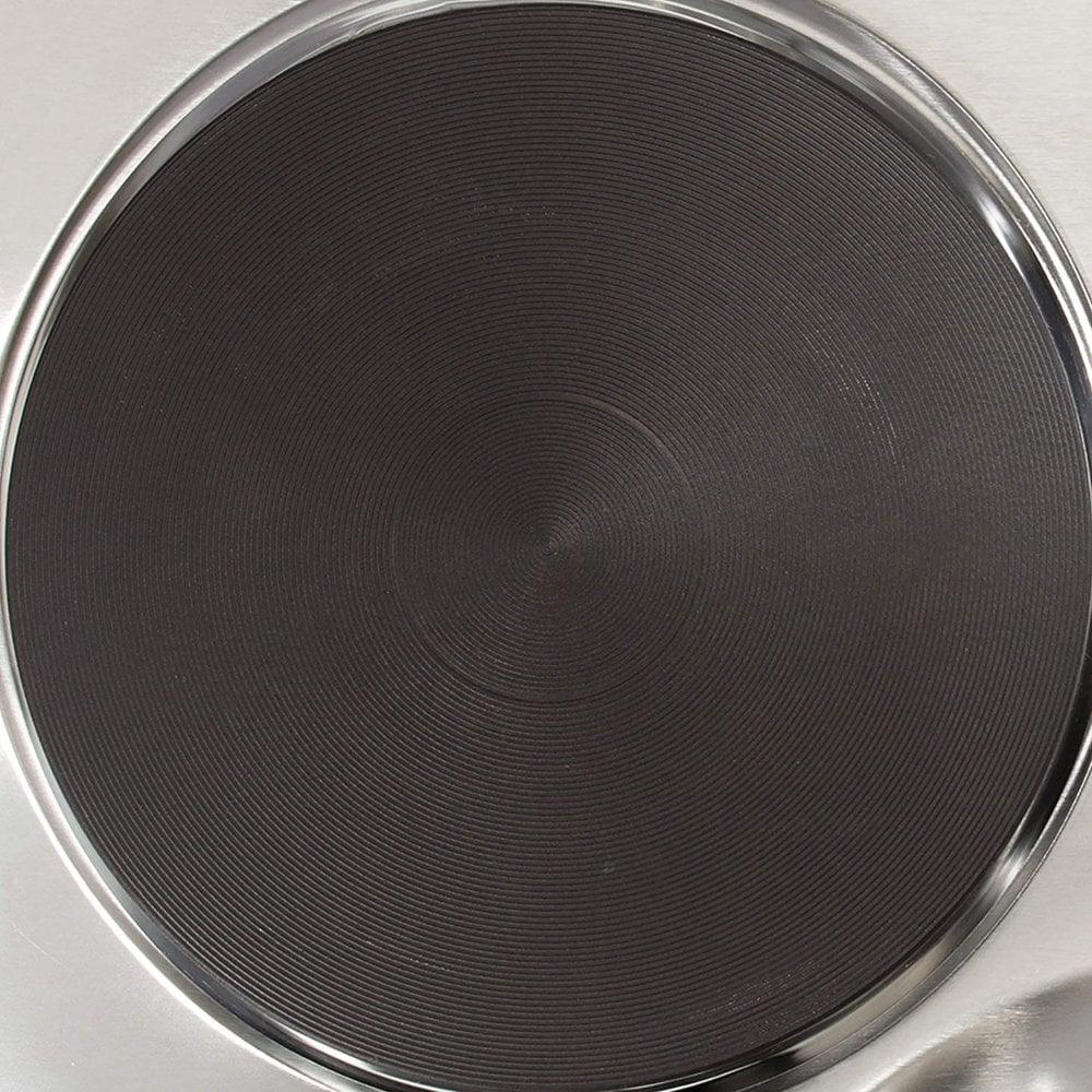 Daewoo SDA1676 Double Hotplate Stainless Steel Hobs - Single Euronics Brand_Daewoo Collections_Cooking Appliances Cooking Appliances Daewoo Domestic Appliances Electrical Google Product Jul24 Product Type_Hobs - Double RobC