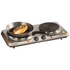 Daewoo  SDA1676 Double Hotplate  Stainless Steel