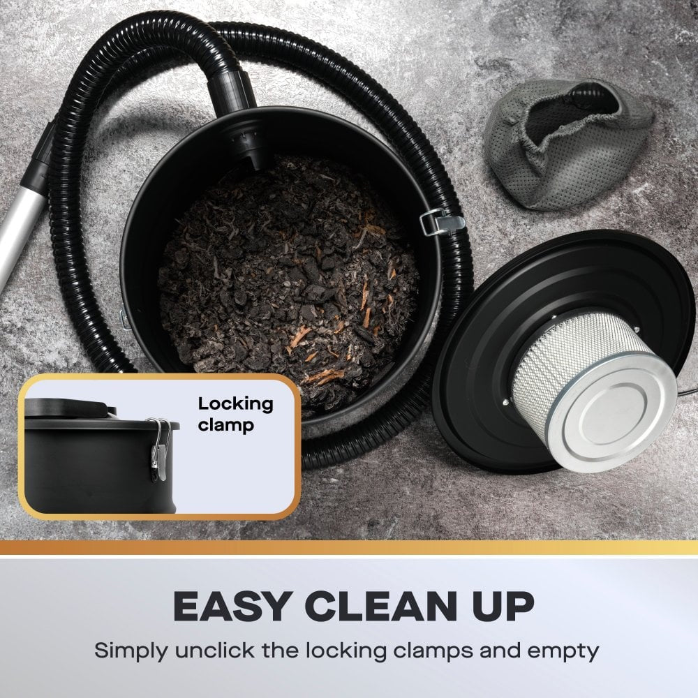 Daewoo Ash Vacuum Cleaner - FLR00182 Cylinder Vacuums Eurosonic Group Limited (AIS) aug25 Brand_Daewoo CarlR Collections_Vacuums / Floor Cleaners Daewoo Product Type_Ash Vacuums Product Type_Cylinder Vacuums Vacuums Vacuums & Floor Cleaners