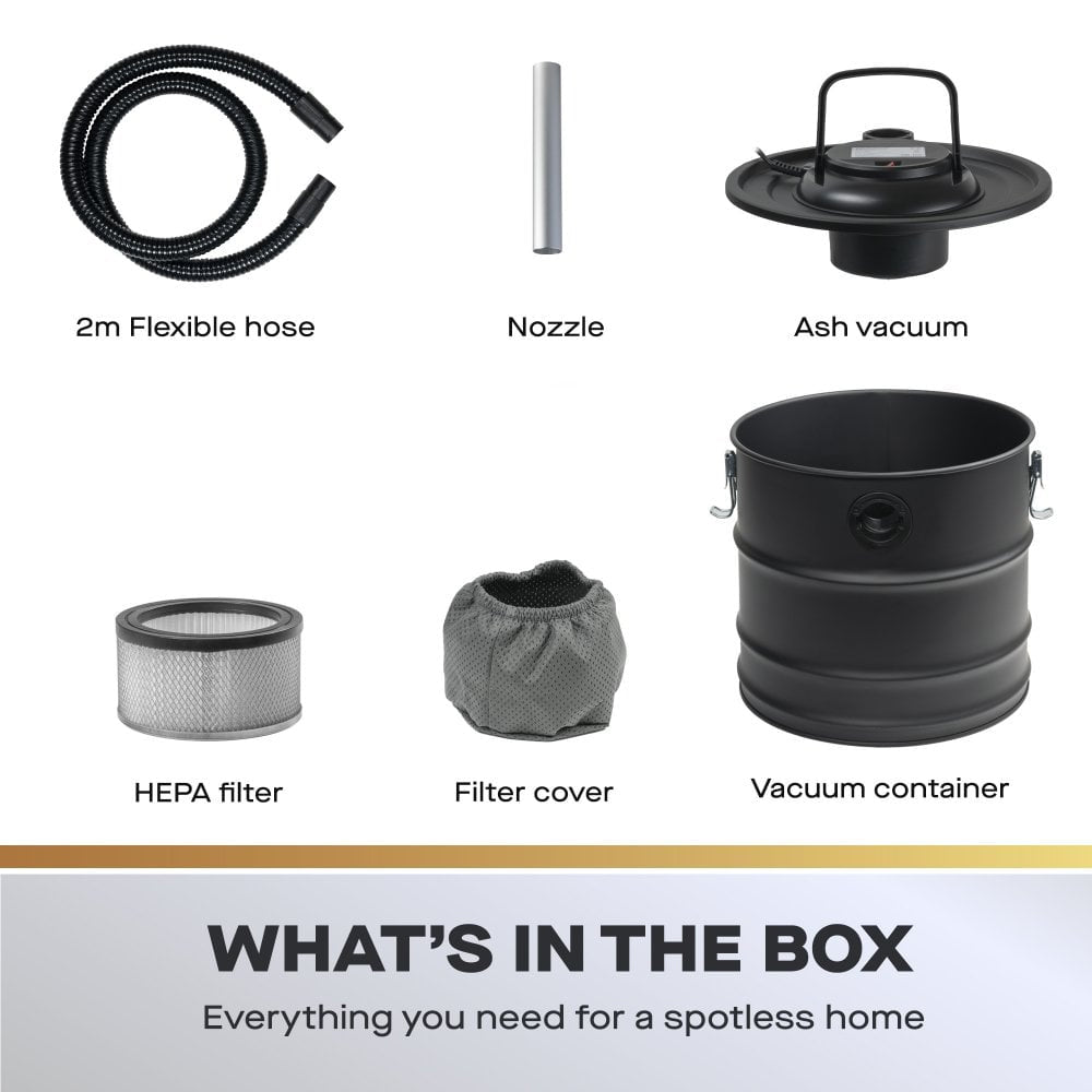 Daewoo Ash Vacuum Cleaner - FLR00182 Cylinder Vacuums Eurosonic Group Limited (AIS) aug25 Brand_Daewoo CarlR Collections_Vacuums / Floor Cleaners Daewoo Product Type_Ash Vacuums Product Type_Cylinder Vacuums Vacuums Vacuums & Floor Cleaners