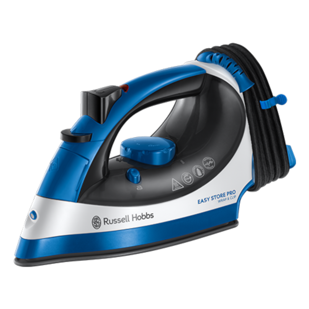 Russell Hobbs 23770 Easy Store Pro Wrap & Clip Steam Iron 2400W - Premium Steam Irons from Russell Hobbs - Just $22.99! Shop now at W Hurst & Son (IW) Ltd
